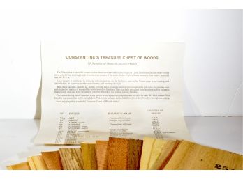 Vintage - Constantines Rare Collection Of The Worlds Fine Woods