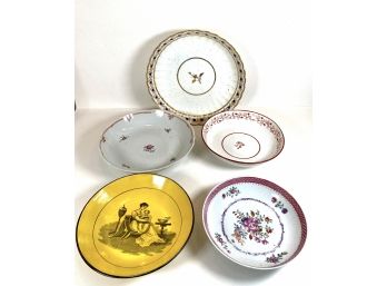 Antique - Group Of (5) Small Dishes