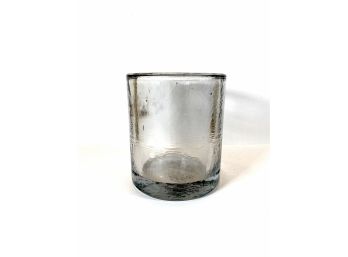 Heavy Glass Candle Holder