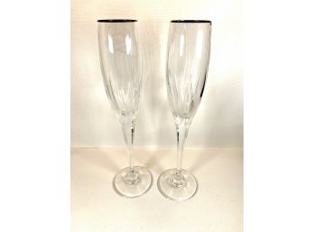 Crystal Champagne Flutes