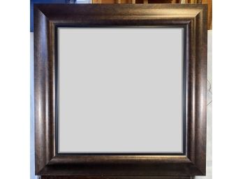 Beveled Mirror - Dark Brown Toned Frame