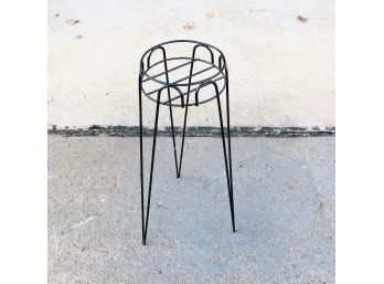 Tall Mid Century Hairpin Leg Plant Stand