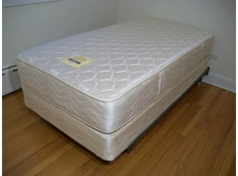 Two Complete Twin Beds, Box Springs & Frames - GREAT CONDITION (Bloomingdales & Simmons)