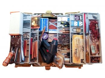 Expandable Toolbox Full With Tools, Staple Gun And So Much More!