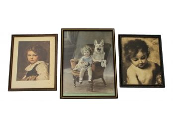 Three Children Portrait Prints