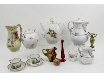 Collection Of Teapots And More