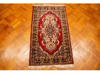 Fine Indo-Persian Hand Knotted Area Rug - Sarouk