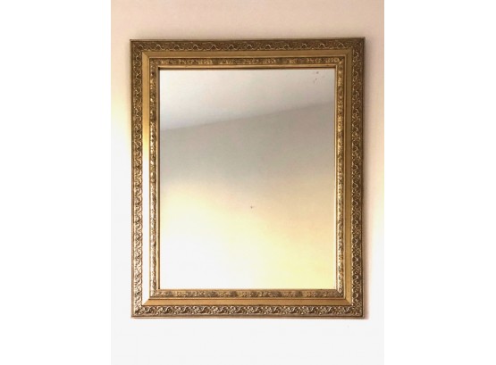 Ornate Gold-Colored Mirror