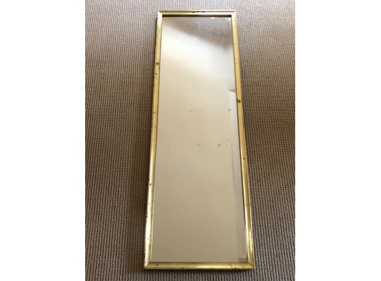 Full Length Mirror With Gold-Colored Finish