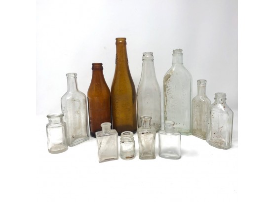Antique Glass Bottles Recovered From Excavation In North Salem, NY