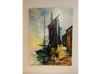 Nubar Bedrossian Signed Oil Painting (VALUED $489.00)/RIVER EDGE NJ PICKUP 11/23