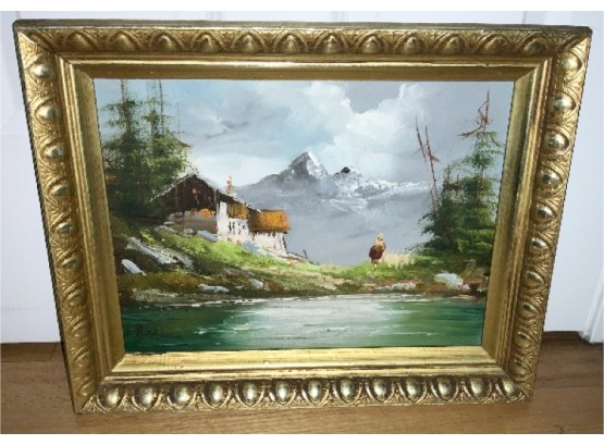 Gorgeous Oil Painting ~Signed Ainos  ~
