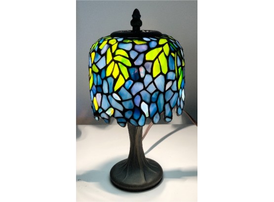 Smaller Version Of Large Wisteria Tiffany Style Lamp
