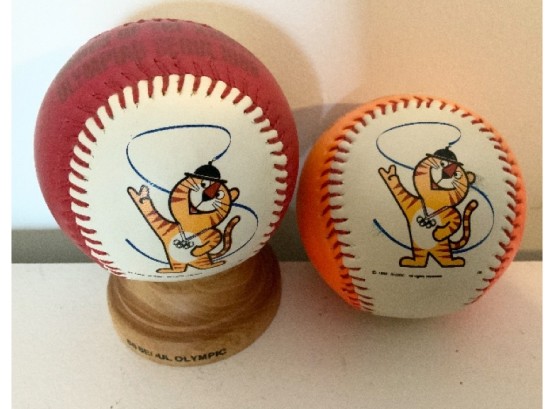 2 Baseballs ~ Seoul Olympics 1988 ~ One With Stand