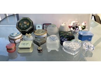 Box Collection  Including Cameo Music Box