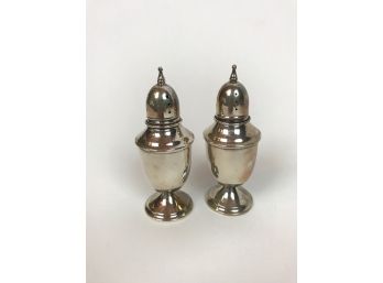 Set Of Sterling Salt And Pepper Shakers