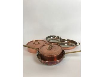 Collection Of Copper Pans