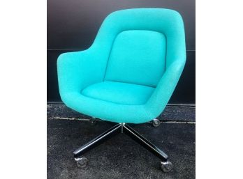 Knoll Turquoise Office Chair 1975