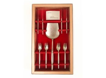 Italian Kalmar 9 Pc Cutlery Set, New Old Stock