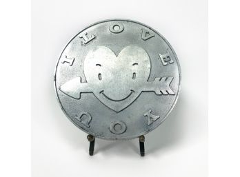 Metal 'I Love You' Trivet By Alessi