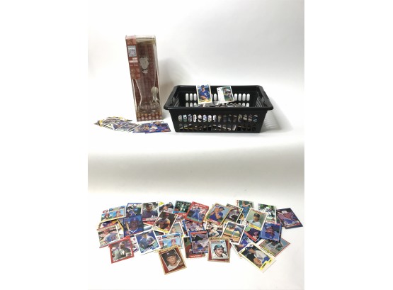 Baseball Cards And Beer Glass