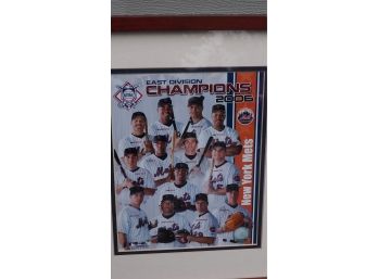 Let's Go Mets! 2006 Team Photo Print Framed