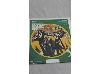 Rare Super Bowl XIV RCA SelectaVision VideoDisc Steelers/Rams