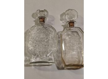 Vintage Clear Bottles (3)