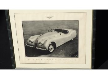 Vintage XK 120 Jaguar 2-Seater Poster