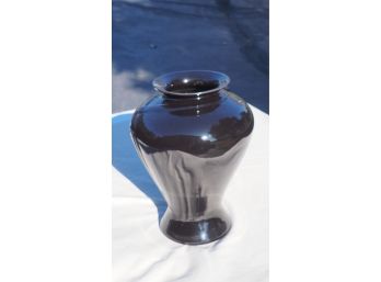 Gorgeous Haeger Black Vase, Numbered