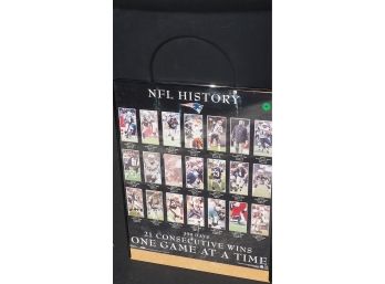 Awesome Patriots Winning Football Poster & Superbowl XXXVI Patriots DVD & Bonus DVD