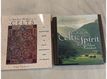 Celtic Books (2) And Window Prints