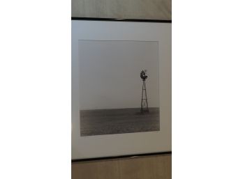 Striking B&W Photography Of Windmill In Brookfield CT. Signed