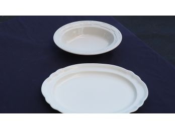 Ceramic Serving Platters Longaberger! Perfect For Holidays