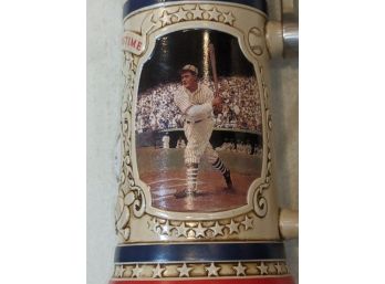 2 Classic Baseball Collector's Steins Rogers Hornsby & Jimmie Foxx