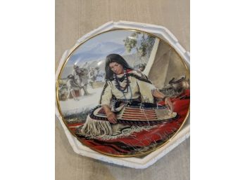 Collectible Sacajawea Plate