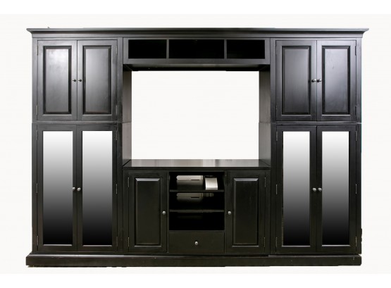 Ethan Allen Contemporary Wood Entertainment Center - CAN BE USED IN A MULTITUDE OF WAYS!!