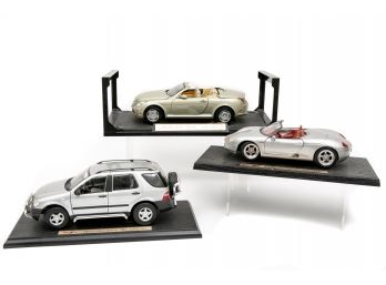 Three Model Cars - Porsche Boxster, Mercedes-Benz ML 320 And Lexus SC430