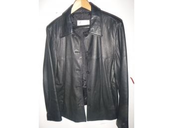 Like New Black Leather Jacket