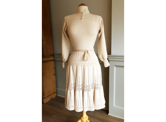 Vintage Crochet Dress, C. 1980's