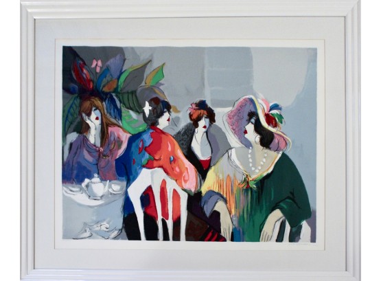 Isaac Maimon Signed Limited Edition Serigraph Titled 'Four Girls'