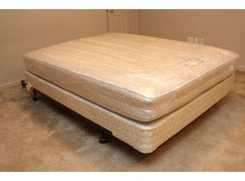 Sealy Posture Regal Queen Size Mattress, Box Spring And Frame