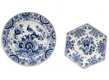 Two Delft Holland Plates