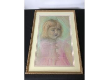Young Girl In Pink Art