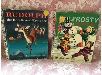 Vintage Rudolph And Frosty Books