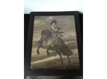 Child On Horse Print