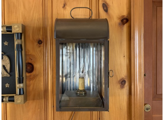 Colonial Style Wall Mounted Electric Lantern