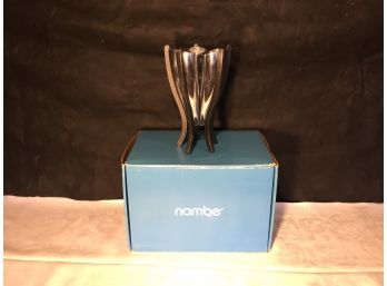 Nambe Metal Anvil Five Votive 10' Centerpiece Candlestick Designed By Neil Cohen