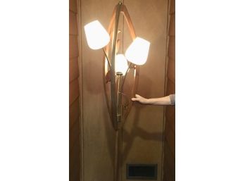 Mid Century Modern Tension Pole Floor To Ceiling Lamp