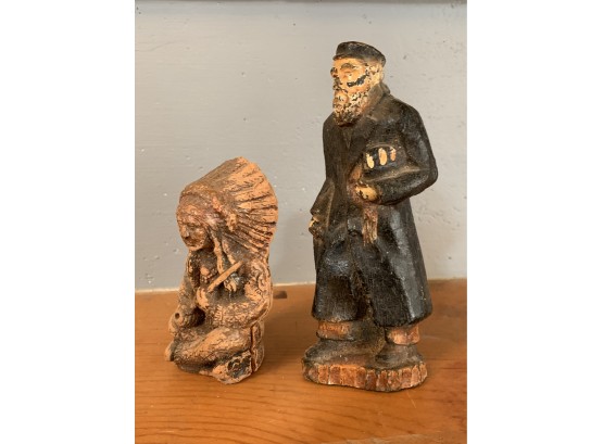Two Carved Figurines